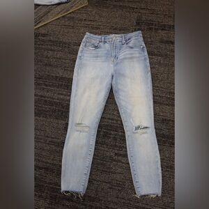 Good American Good Waist Crop Raw Edge Size 14/32